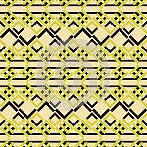 Seamless pattern of square lattices and V-shaped elements photo