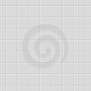 Seamless pattern of squares volume as a mosaic. Similar to the simple tile in gray color.