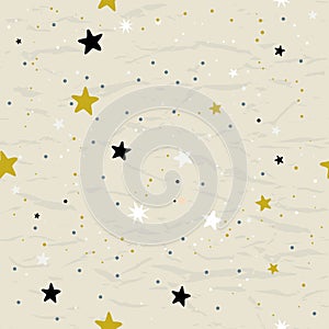 Seamless pattern with stars. Vector illustration EPS8.