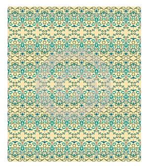 Seamless pattern stock vector, use for tiled background, Colored