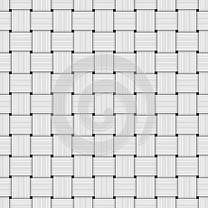 Seamless Pattern Straight Plaited White Paper Stripes Lined