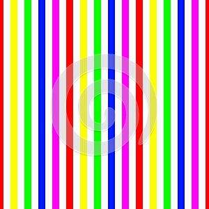 Seamless pattern stripe colorful rainbow colors. Vertical pattern stripe abstract background vector illustration