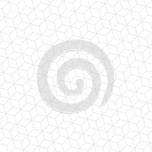 Seamless pattern with subtle geometric hexagon grid, simple vector design