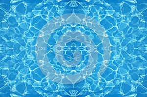 Seamless pattern of sunlight pattern in the pool