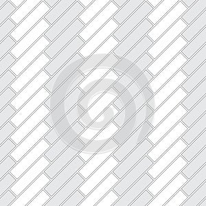 Seamless monochrome pattern texture of diaganal Stretcher ladder brick bond