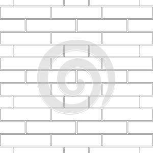 Seamless pattern texture of Flemish three row brickwork