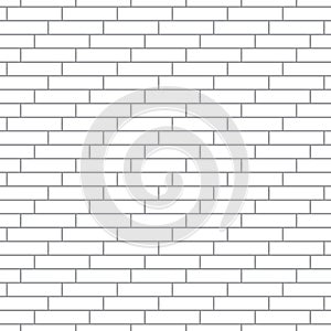 Seamless pattern texture of Stretcher ladder brick bond