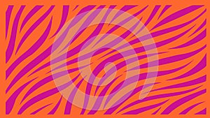 Seamless pattern with tiger stripes. Vector illustration.