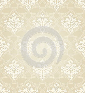 Seamless Pattern in Traditional Islamic Motif