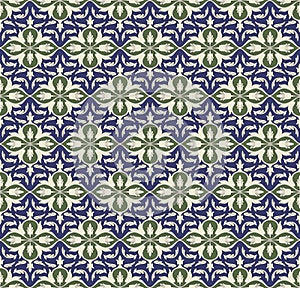 Seamless pattern, traditional Persian elements.