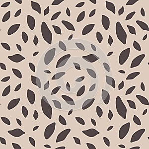 Seamless pattern with Trematodes Helminths - vector background