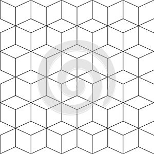 Seamless pattern of various lines and zigzags photo