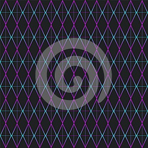 Seamless pattern of various lines and zigzags photo