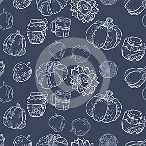 Seamless pattern in vector illustration