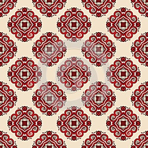 Seamless pattern vector tiled geometric abstract