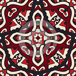 Seamless pattern vector tiled geometric abstract