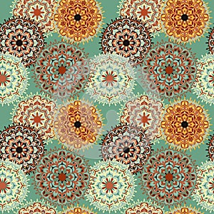 Seamless pattern. Vintage decorative elements. beautiful background