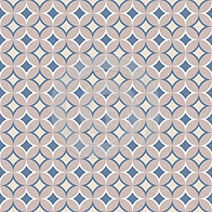 Seamless pattern wallpaper in vector format. Delicate tile style.