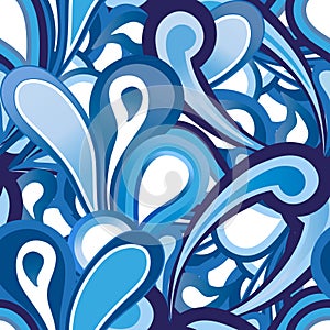 Seamless pattern - Water splat