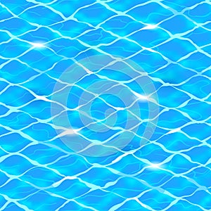 Seamless pattern with water surface