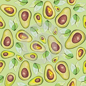 Seamless pattern. Watercolor pattern illustration.