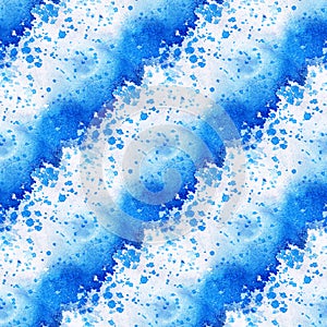 Seamless pattern with watercolor spots
