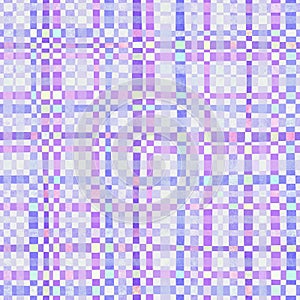 Seamless pattern of watercolor stripes and squares photo