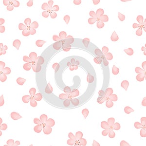 Seamless pattern Watercolor Vector Flowers. Vector Watercolour Flowers.