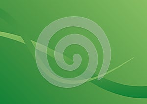 Seamless pattern with wavy background, 2 waves, green