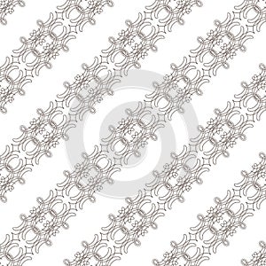 Seamless pattern with weaving circle mesh
