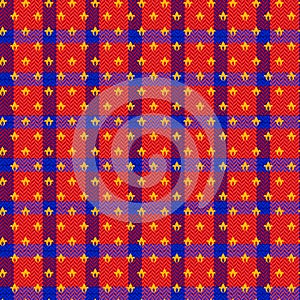 Seamless pattern weaving imitation