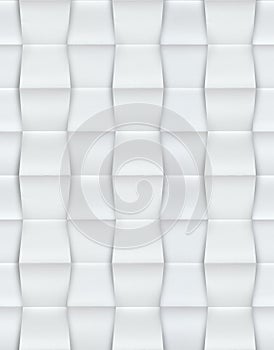 Strips of folded paper, seamless pattern