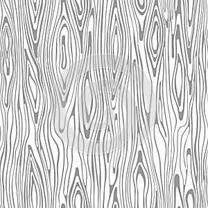 Seamless pattern, wood black and white texture background