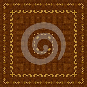 Seamless pattern, wooden marquetry photo