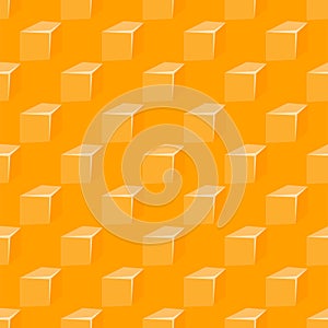 Seamless pattern with yellow cheese and holes cheddar milk edam breakfast background design. vector illustration.