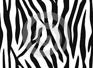 Seamless pattern of zebra texture background elements.