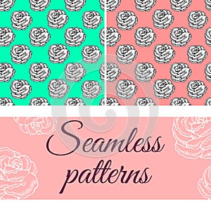 Two flower patterns