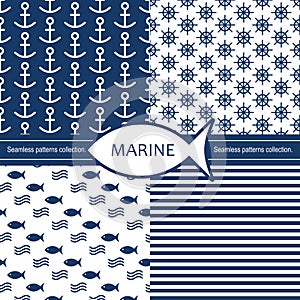 Seamless patterns collection.