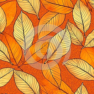 seamless patterns with leaf