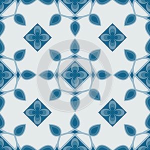 Seamless patterns. Minimalistic style. Blue and white colour.