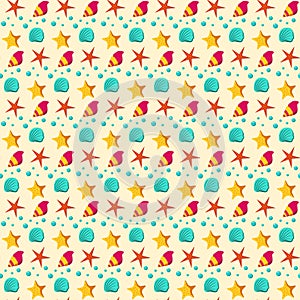 Seamless patterns nautical elements vector