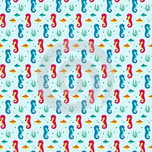 Seamless patterns nautical elements vector