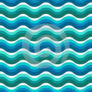 Seamless patterns sea vector