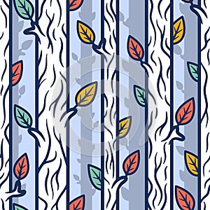 Seamless patterns with trees