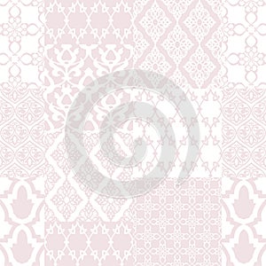 Seamless patternwith oriental motif. photo