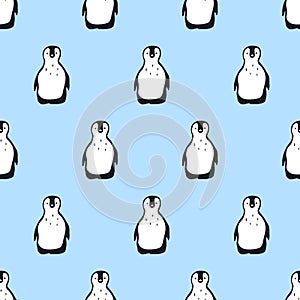 seamless Penguin pattern