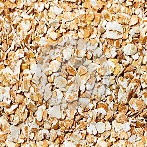 Seamless photo texture of cereal flakes