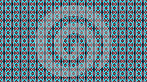 Seamless pictured pattern. Red and blue