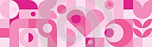 Seamless pink background for Mother\'s Day card template.