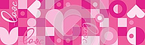 Seamless pink background for Mother\'s Day card template.